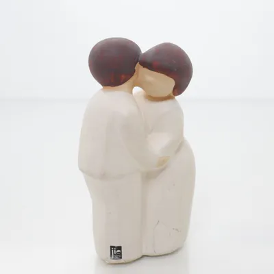 Figurine en porcelaine (Blanc, Multicolore) de Deco Keramik