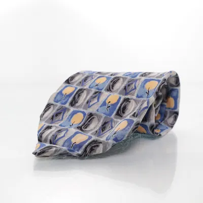 Slips (Blå, Flerfärgad) från Made in italy Silke