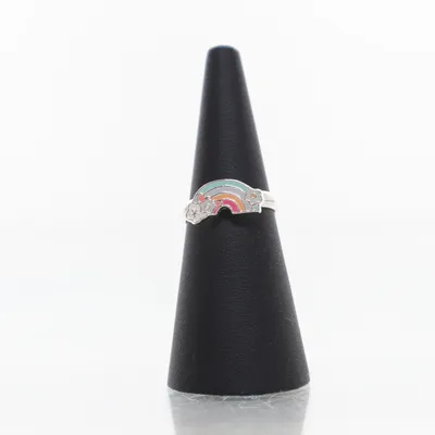 Ring (Zilver, Meerkleurig) Onbekend materiaal