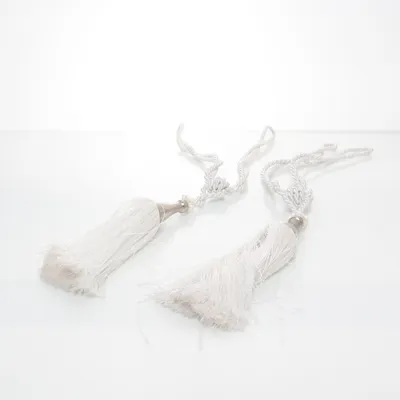 Curtain tieback  (White)