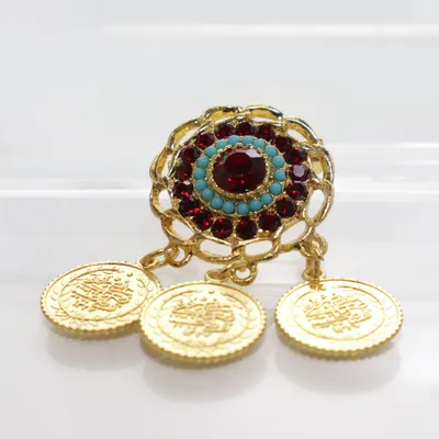 Broche (Goud, Meerkleurig) Onbekend materiaal
