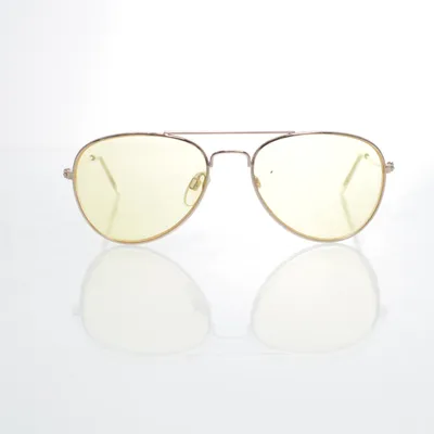Zonnebril (Goud) van Zara