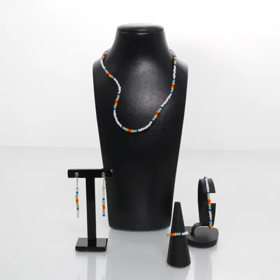 Sieradenset (Meerkleurig) van Handmade Onbekend materiaal