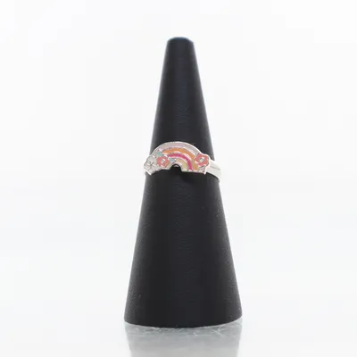 Ring (Zilver, Meerkleurig) Onbekend materiaal