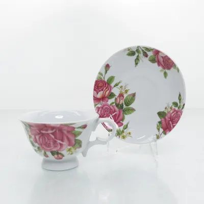 Cup (White, Multicolored)