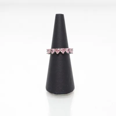 Ring (Zilver, Roze) Onbekend materiaal