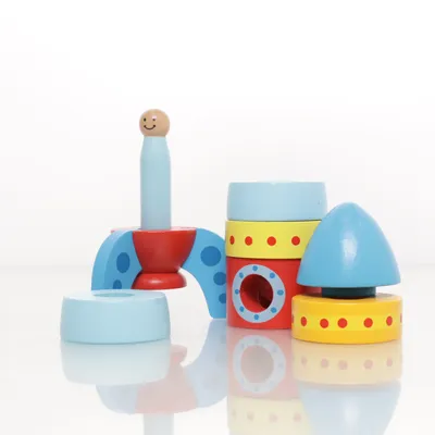 Legeklodser (Flerfarvet) fra Playtive Junior