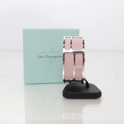 Armband (Zilver, Roze) van Les Georgettes Onbekend materiaal