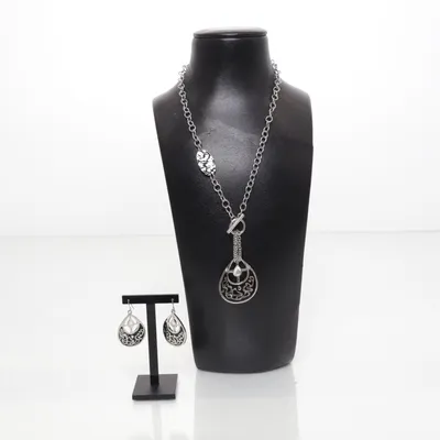 Jewelry set (Silver) Unknown metal