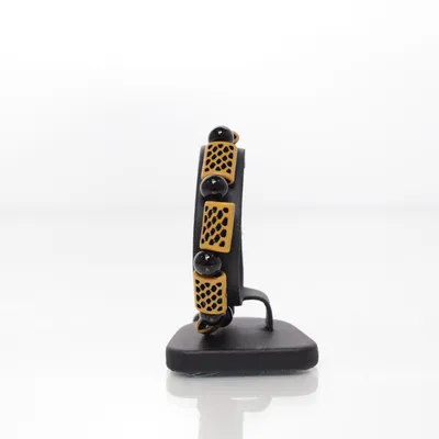 Armband (Svart, Brun) Okänd metall