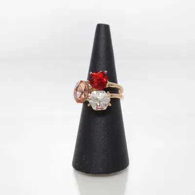 Ring (Guldfärgad, Flerfärgad) Okänd metall