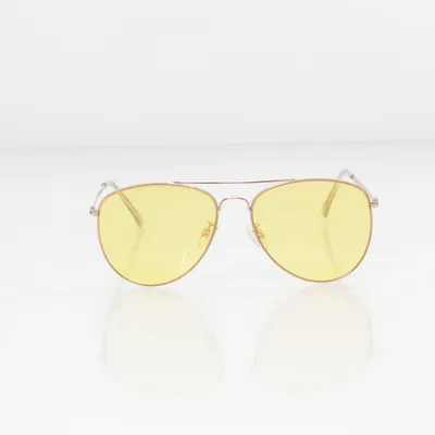 Sunglasses (Green, Gold) from Mango