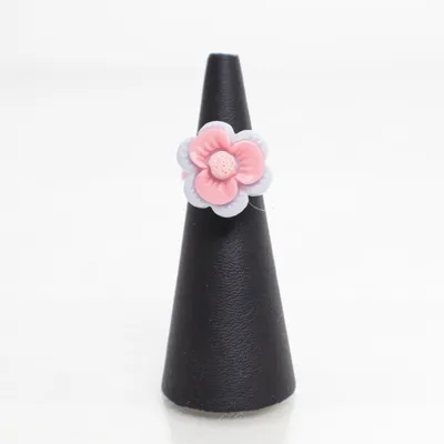 Ring (Pink, Blue) Unknown metal