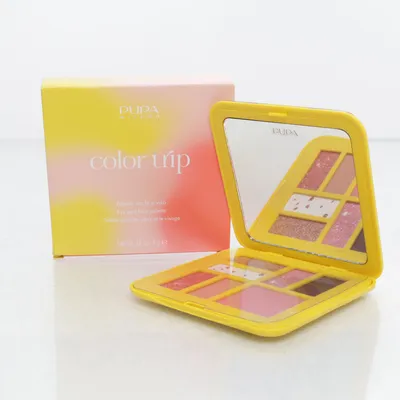 Oogschaduwpalet (Eye&Face Palette Pretty Trip) van Pupa