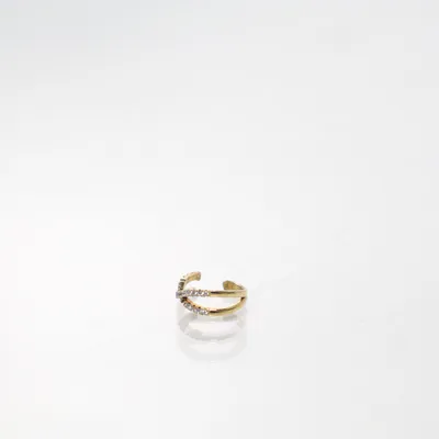 Earcuff (Guldfärgad) Okänd metall