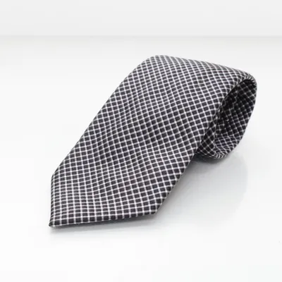 Stropdas (Zwart, Wit) van Dunhill Zijde