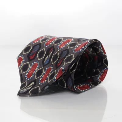 Tie (Gray, Multicolored) from No 1 Collection Silk