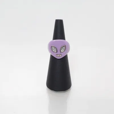 Ring (Lila, Zilver) Onbekend materiaal