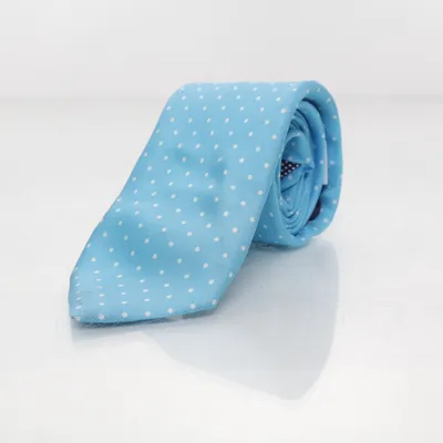 Stropdas (Blauw, Wit) van Eton Zijde