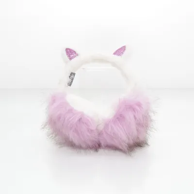 Earmuffs (White, Purple) from Tinka