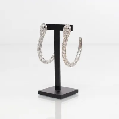 Örhängen (Silverfärgad) Okänd metall