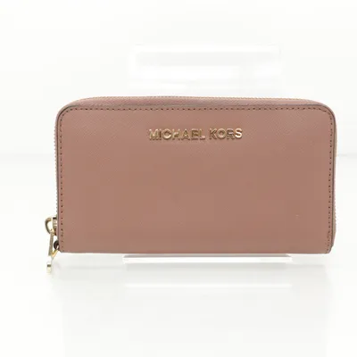Portemonnee (Jet Set Travel ) van Michael Kors Leer