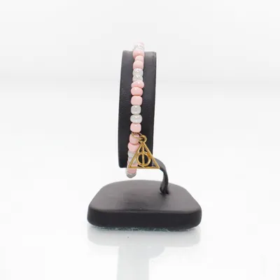 Armband (Wit, Roze) Onbekend materiaal