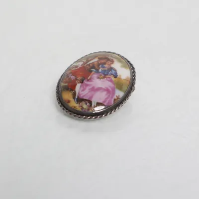 Broche (Grøn, Flerfarvet) Ukendt metal
