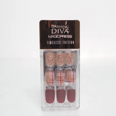 Press on nails (Red, Multicolored) from Dashing Diva