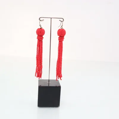Oorbellen (Rood) van ONLY Onbekend materiaal