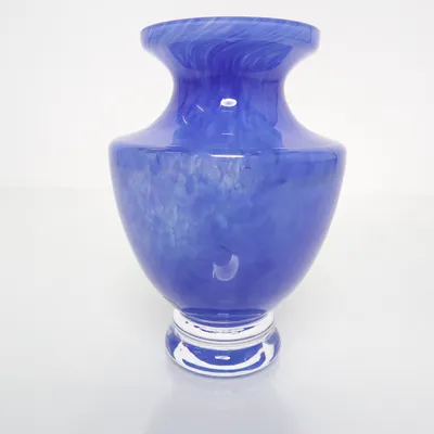 Vase (Blå) fra Skruf Sweden
