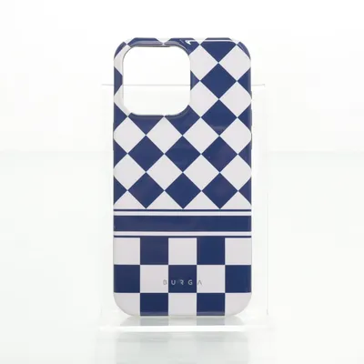 Telefoonhoesje (Wit, Blauw) van Burga