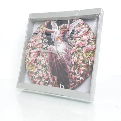 Wall clock (Black, Multicolored)