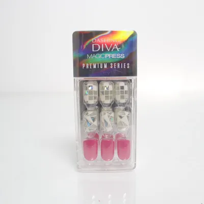 Press on nails (Pink, Multicolored) from Dashing Diva