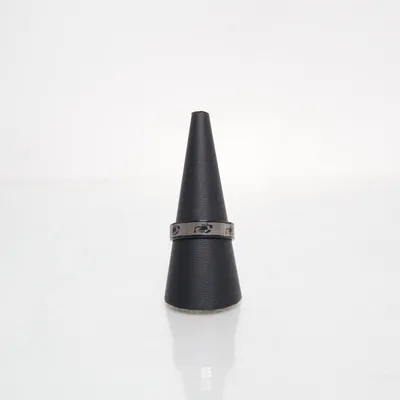 Ring (Zwart, Zilver) Onbekend materiaal