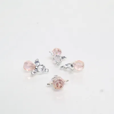 Vedhæng (Sølv, Pink) Ukendt metal