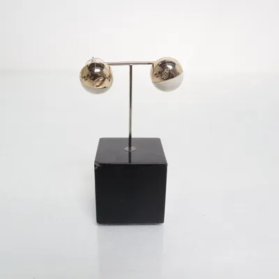 Earrings (Gold, White) from Ioaku Stainless steel