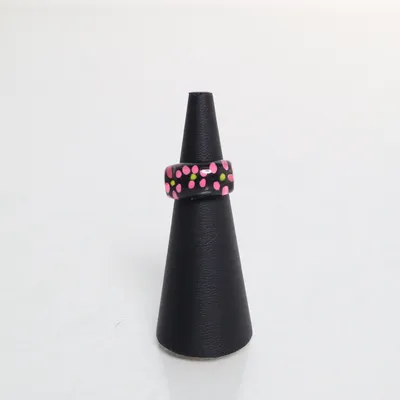 Ring (Black, Multicolored) Unknown metal