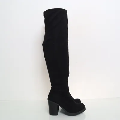 Boots (Black) from Vox Faux suede