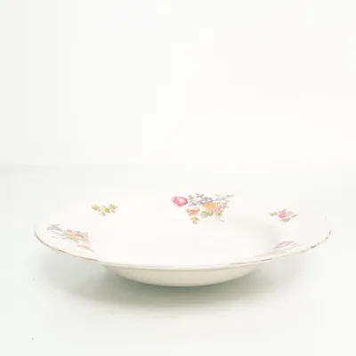 Tallrik (Vit, Flerfärgad)