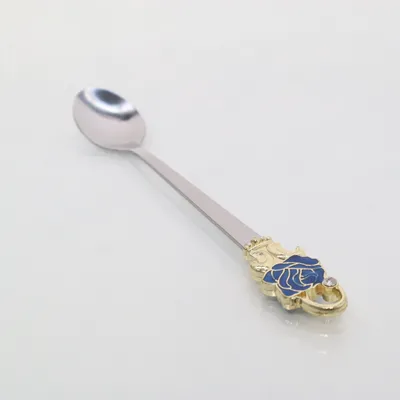Theelepel (Zilver, Oranje)