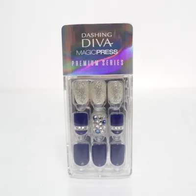 Press on nails (Blue, Multicolored) from Dashing Diva