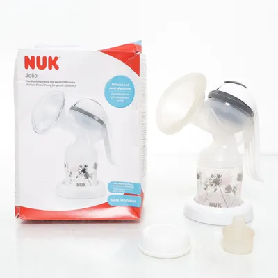 Brystpumpe (Hvid, Grå) fra NUK