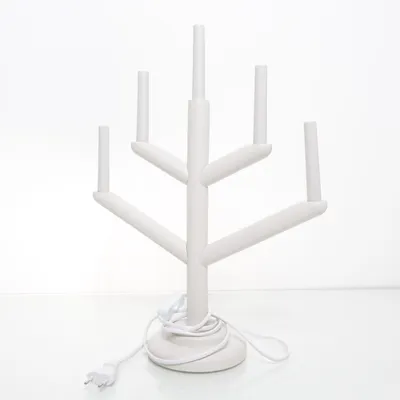 Elektrische adventskandelaar (Wit) van Gnosjö Konstsmide