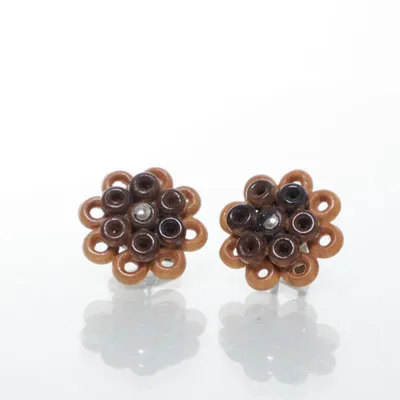Manchetknopen (Bruin) Hout