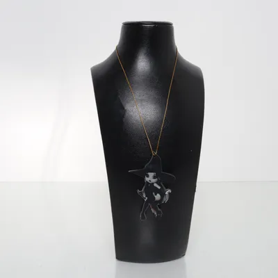 Necklace (rock, skull, emo, dark, goth, witch, wizard style) Unknown metal