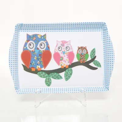 Dienblad (Wit, Blauw, Meerkleurig)
