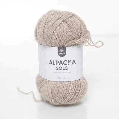 Garn (Beige) från Järbo Garn Alpackaull