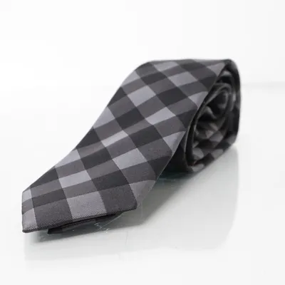 Tie (Black, Gray) from Bläck Silk