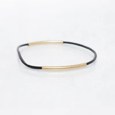 Bangle (Goud, Zwart) Onbekend materiaal